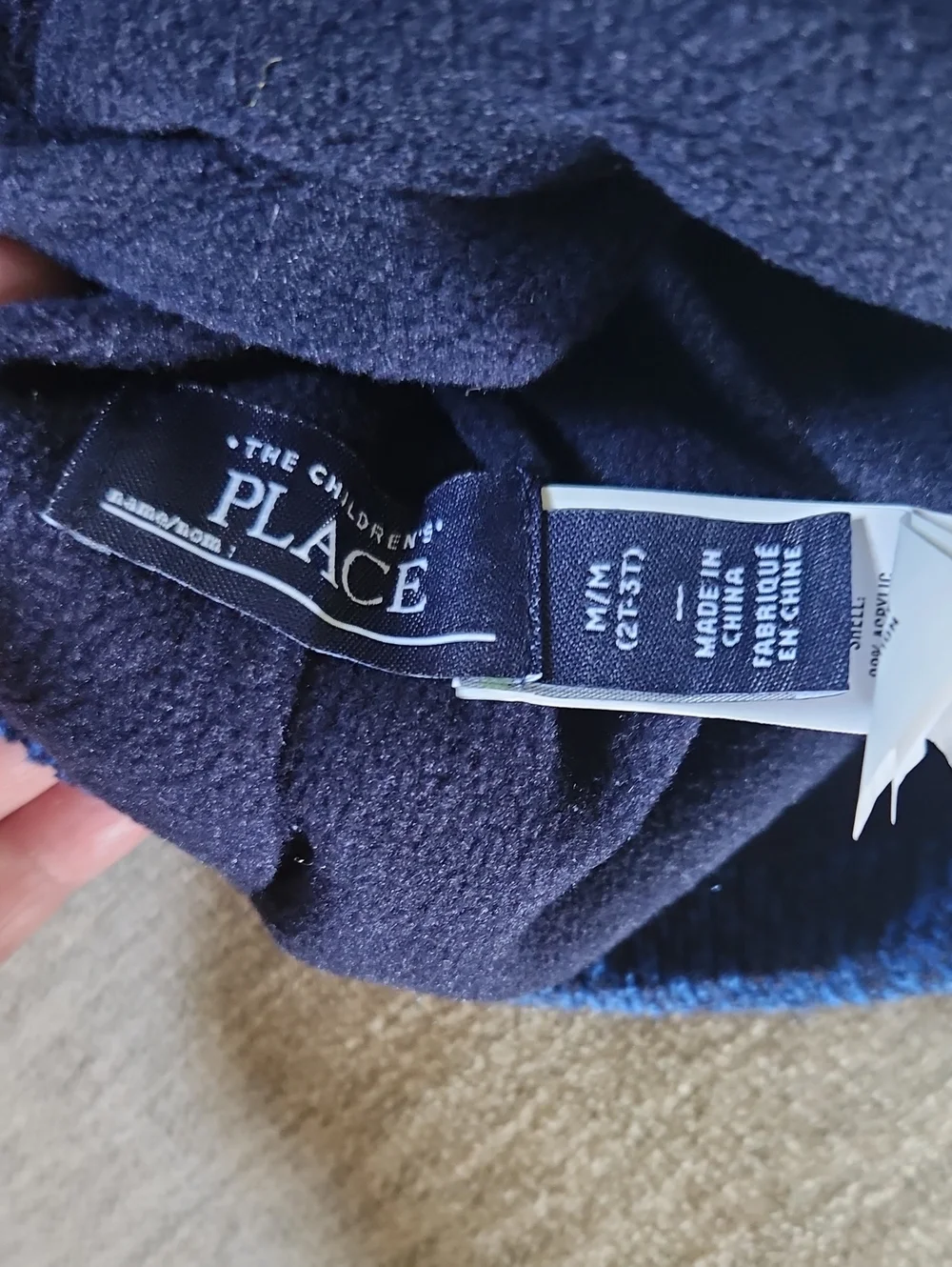 NWT The Children's Place Toddler Boys (2T-3T) Hat And Mitten Set